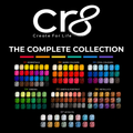 Complete CR8 Colour Collection | 62 Multi-Surface Acrylic Paints