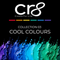 CR8 Colour Collection 03 – Cool Colours | Multi-Surface Acrylic Paint Set