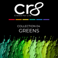 CR8 Colour Collection 04 – Greens | Multi-Surface Acrylic Paint Set