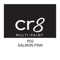 CR8 Salmon Pink acrylic multi-surface paint 30g label
