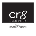 CR8 Bottle Green acrylic multi-surface paint 30g label